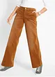Pantalon large en velours côtelé extensible, bonprix