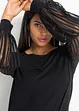 Langarmshirt mit Spitzen-Ärmeln, bonprix