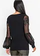 Langarmshirt mit Spitzen-Ärmeln, bonprix