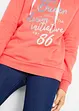 Sweatshirt mit Glitzerdruck, bonprix