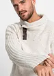 Grobstrick-Pullover mit Schalkragen, bonprix