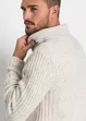 Grobstrick-Pullover mit Schalkragen, bonprix