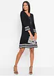 Strickkleid mit plissiertem Rock, bonprix