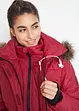 Funktions-Longjacke in 2-in-1-Optik, gesteppt, wasserabweisend, bonprix