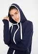 Sweat zippé en coton extensible, bonprix