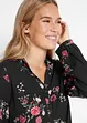 Longbluse aus fließender Viskose, bonprix