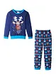 Kinder Pyjama mit Weihnachtsmotiv und Bio-Baumwolle (2-tlg.), bonprix