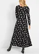 Bedrucktes Maxikleid, langarm, bpc bonprix collection