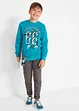 Jungen Sweatshirt (2er-Pack) aus Bio Baumwolle, bonprix