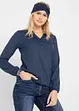 Langarmshirt mit Henleykragen aus Baumwolle, bpc bonprix collection