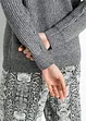 Pull oversize à boutons, bonprix