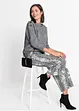 Pull oversize à boutons, bonprix