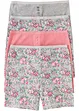 Lot de 4 boxers femme longs taille haute, bonprix