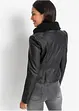 Blouson enduit à col châle, bonprix