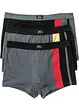 Lot de 3 boxers taille élastiquée, bonprix