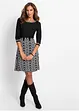 Ausgestelltes Strickkleid mit Jacquardmuster, bonprix