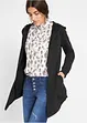 Long-Sweatjacke aus Baumwoll-Mix, bonprix