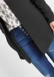 Long-Sweatjacke aus Baumwoll-Mix, bonprix