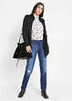 Long-Sweatjacke aus Baumwoll-Mix, bonprix