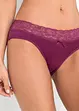 Lot de 5 slips à dentelle, bonprix
