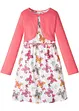 Kleid + Gürtel + Bolero (3-tlg. Set), bonprix