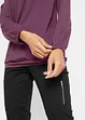 Langarmshirt mit Gummizug aus reiner Baumwolle, bonprix