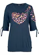 Baumwoll-Shirt, halbarm, bonprix