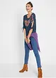 Baumwoll-Shirt, halbarm, bonprix
