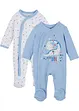 Baby Strampler (2er-Pack) Bio-Baumwolle, bpc bonprix collection