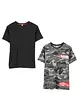 T- Shirt  aus Bio Baumwolle (2er Pack), bonprix