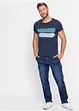 Regular Fit Cargo-Stretch-Jeans, Straight, bonprix