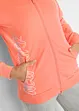Kapuzen-Sweatjacke aus reiner Baumwolle, bonprix