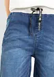 Bermuda en molleton aspect jean, Regular, bonprix