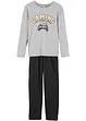 Pyjama mit weicher Baumwolle (2-tlg. Set), bonprix