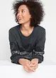 Sweat-shirt manches longues imprimé, John Baner JEANSWEAR