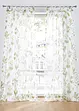Gardine mit floralem Druck mit recyceltem Polyester (1er Pack), bonprix