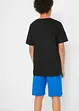 T-Shirt und Jersey-Bermuda (2-tlg.Set) aus reiner Bio-Baumwolle, bonprix