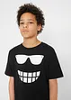 T-Shirt und Jersey-Bermuda (2-tlg.Set) aus reiner Bio-Baumwolle, bonprix