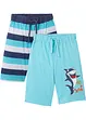 Jungen Bermuda (2er Pack) aus Bio Baumwolle, bpc bonprix collection