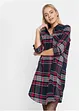 Hemdblusenkleid aus reiner Baumwolle, bonprix