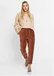Pantalon en velours côtelé à taille élastiquée, bonprix