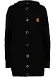 Longstrickjacke mit Kapuze, bonprix