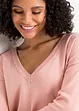 Oversize-Pullover mit V-Ausschnitt, bonprix