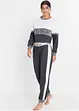 Pyjama mit verkürztem Langarmshirt, bpc bonprix collection