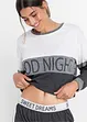Pyjama mit verkürztem Langarmshirt, bpc bonprix collection