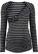 T-shirt de grossesse/d'allaitement avec boutons-pression, bonprix