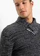 Hautfreundlicher Pullover mit Schalkragen aus Baumwolle, RAINBOW