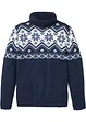 Norweger-Rollkragenpullover mit Baumwolle, bonprix