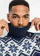 Norweger-Rollkragenpullover mit Baumwolle, bonprix