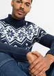 Norweger-Rollkragenpullover mit Baumwolle, bonprix